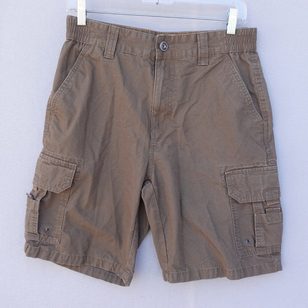 Red Head Cargo Shorts Men 30 Brown Utility Outdoor Hiking Fishing Pockets